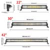 Auxbeam 22/30/42inch 6 Modes Combo Beam LED Work Light Bar with Memory Function for Truck Pickup Offroad
