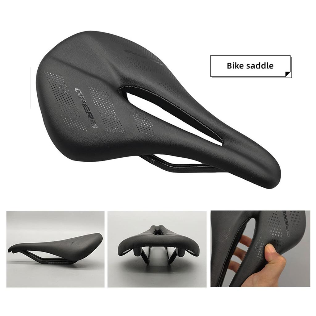 OPERA Bicycle Saddle, Carbon Fiber, Ultra-Lightweight, Mountain Bike/Road Bike Saddle with Perforated Cushion, PU Saddle for Improved Saddleability