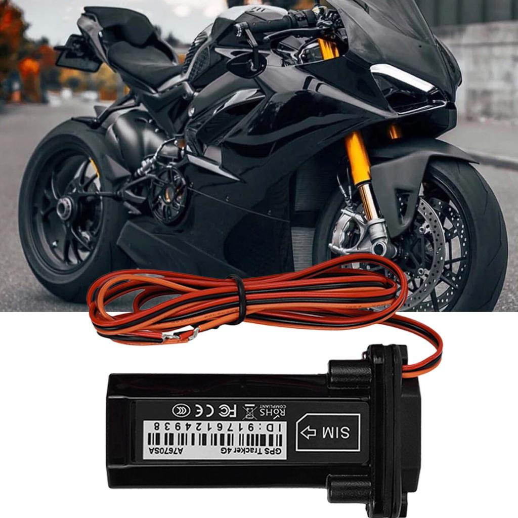 Car GPS Tracker Waterproof Motorcycle GPS Tracker Real-Time Vehicle Locator for Motorcycle Trailer Security Taxi Asset