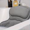 Spa Bath Pillow with 3D Air-Mesh Technology, Bathtub Cushion with 6 Strong Suction Cups for Head, Neck, and Back Support