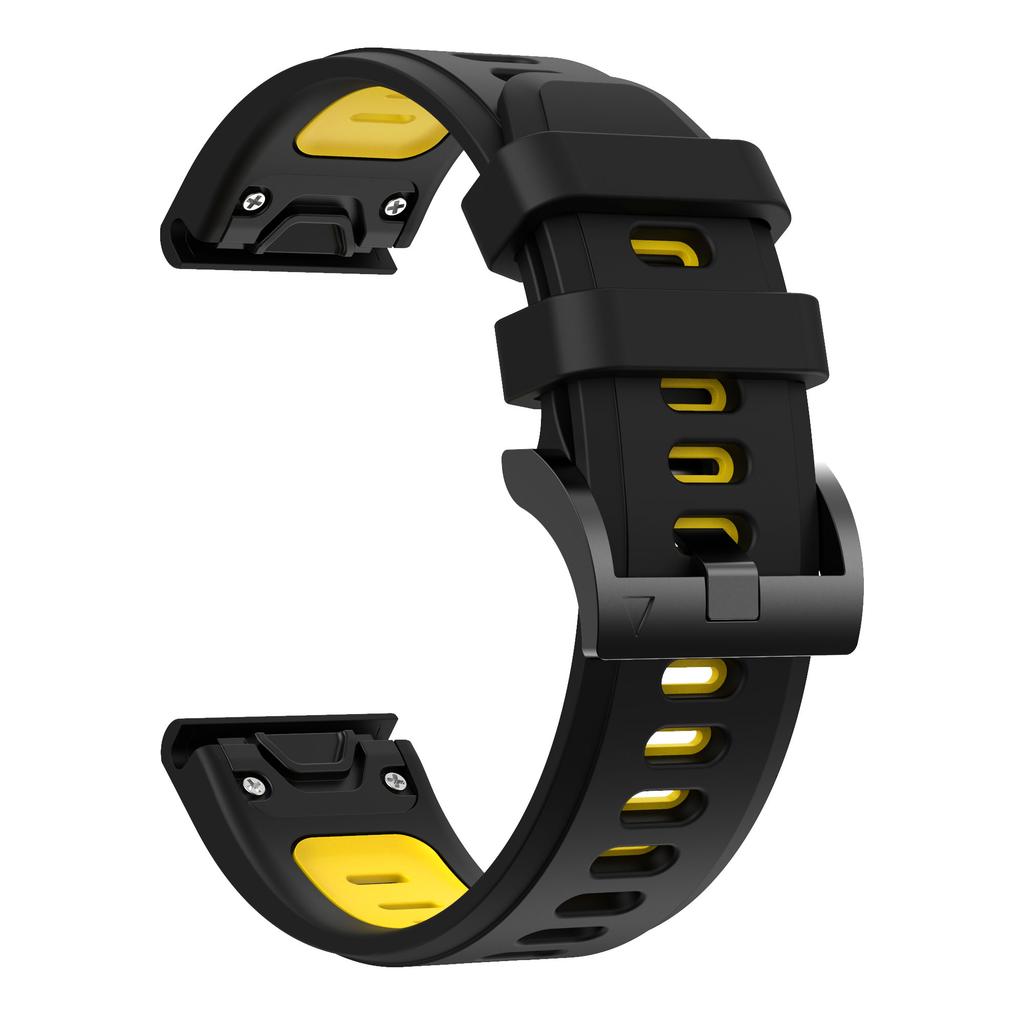 22 26MM Silicone WatchBand For Garmin Fenix 7X 7 6X 6 Pro Fenix 5X 5 Plus Forerunner 945 Strap WristStrap Quick Release Bracelet
