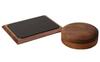 KATOMOKU Red Ink and Stamp Mat Set M km-10M Walnut Wood