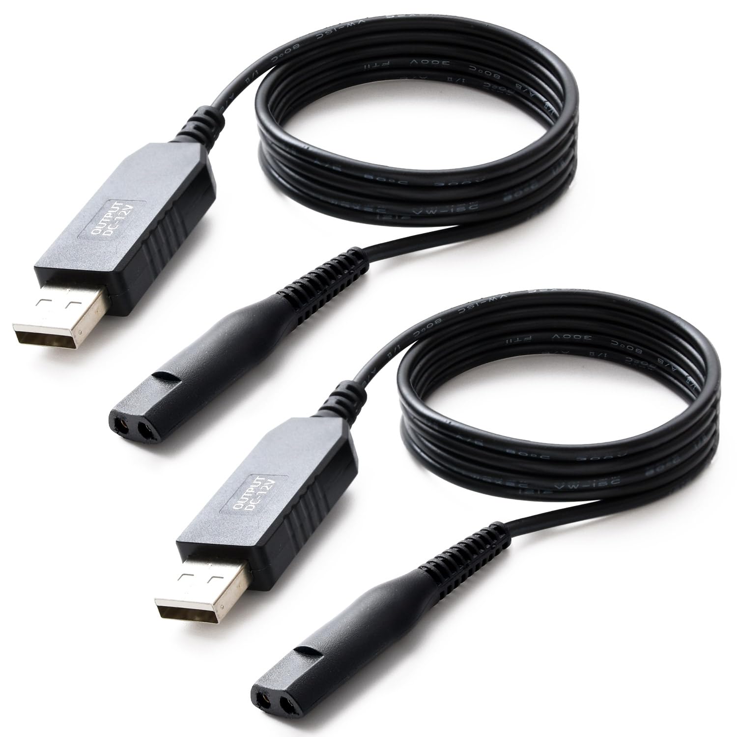 

USB Charging Cable Braun BRAUN Shaver Charger 1m Set of 2 can charge the shaver with USB output compatible of [SunSlow] [You power! ]12V (set 2)