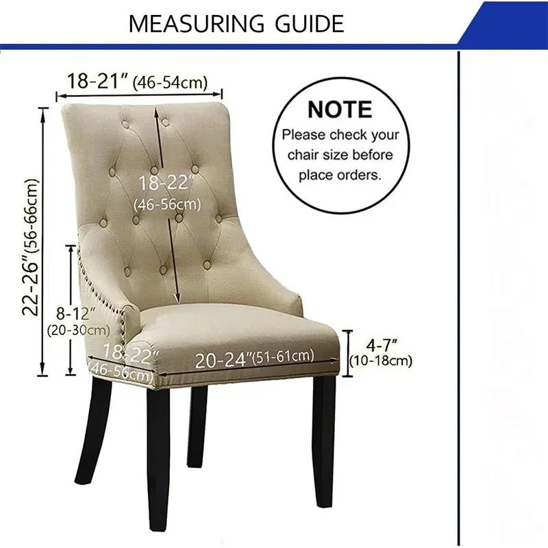 1PC Leave Jacquard Chair Cover Anti-dirt Solid Color Chair Slipcover Washable High Sloping Seat Case for Banquet Home Decor