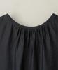 MAKE A TOAST Back Shirred Sleeveless Blouse Dark Gray Mbesto006Dg