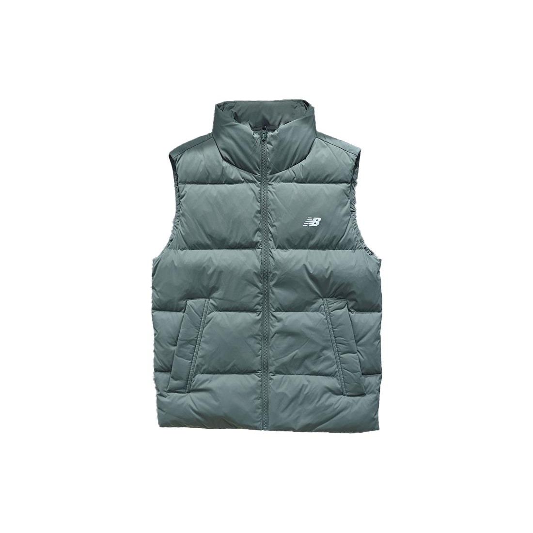 

Мужской жилет с принтом логотипа New Balance, зеленый AMV34325-DON