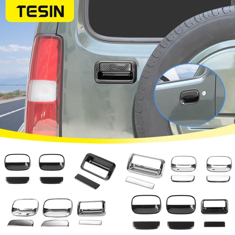 Car Exterior Front Side Door Rear Tail Door Handle Bowl Decoration Cover Stickers for Suzuki Jimny 2007-2017 Car Styling