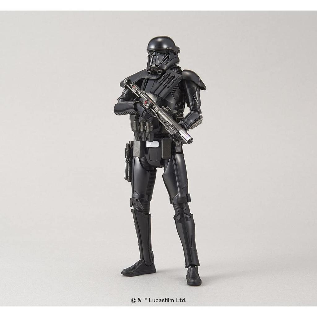 BANDAI SPIRITS Star Wars Death Trooper Scale Plastic Model Black 1/12 Color-coded