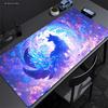 Pink Fox Large Gaming Mousepad XXL Gamer Mouse Pad Office Long Table Accessories Mouse Mat Kawaii Nine-tailed Fox Desk Mat Xxl