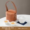 Travel tea set, ceramic teapot, teacup for one person, travel express cup souvenir birthday gift