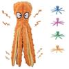Whiskerspot 3pcs Octopus Dog Toy Set, Eco-Friendly No-Stuffing Plush Squeaky Chew Toys for Small Medium Dogs, Interactive Training (2025 New)
