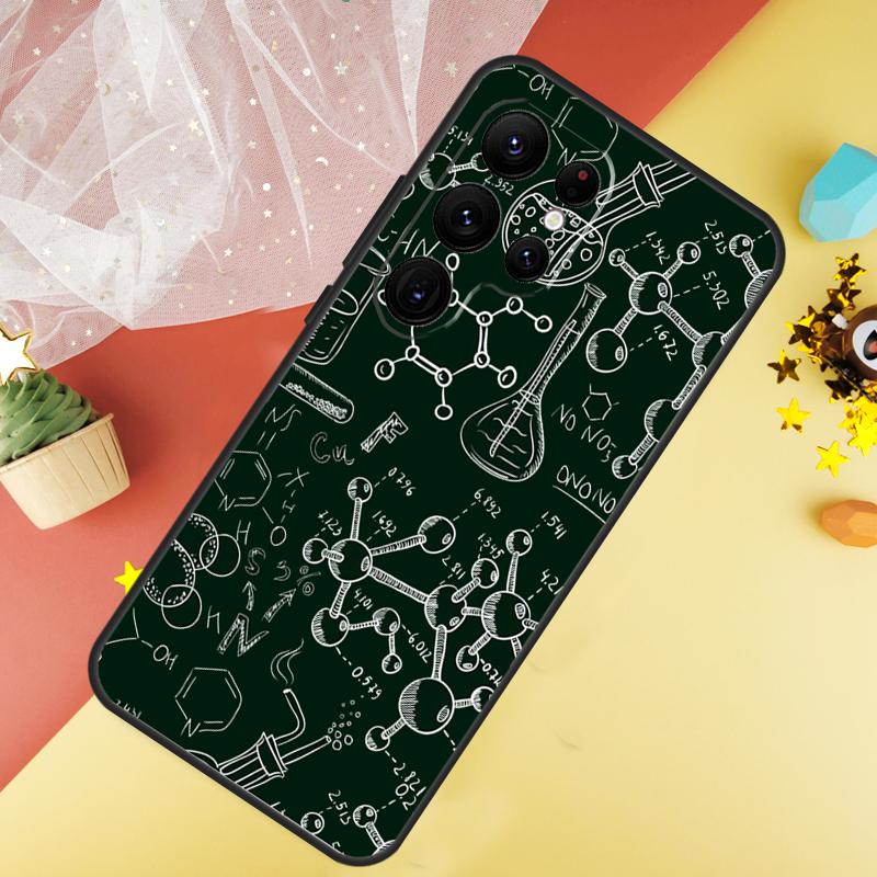 Vintage Chemielabor Handyhülle Für Samsung Galaxy S25 FE S23 S21 S20 S22 S24 S26 Ultra S10 S26 Plus Hülle Coque
