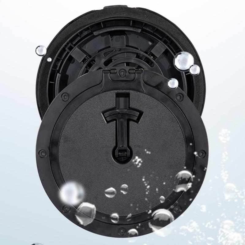 8.4-inch Marine Non-Slip Round Inspection Deck Plate for Hatch Water Tight for Outdoor Installations Quality ABS Made