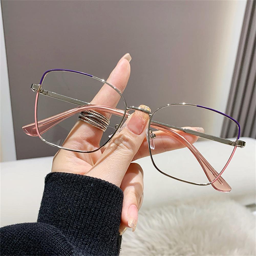 

Anti Blue Light Eyeglasses Cute Metal Frame Glasses Blue Light Glasses Classic Cat Ears Eyewear For Office Use Fashion Accessory