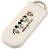 Skater Trio Set Chopsticks Spoon Fork Disney Mickey Mouse & Friends Cooking for Children Antibacterial Made In Japan TACC2AG-A