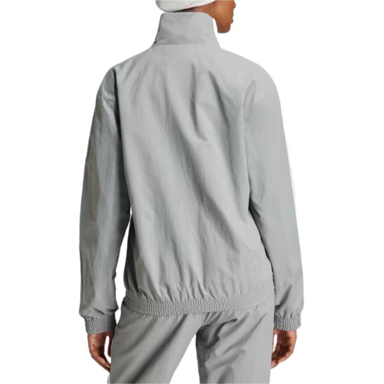 adidas Women's Woven Track Top Grey Three JD5329