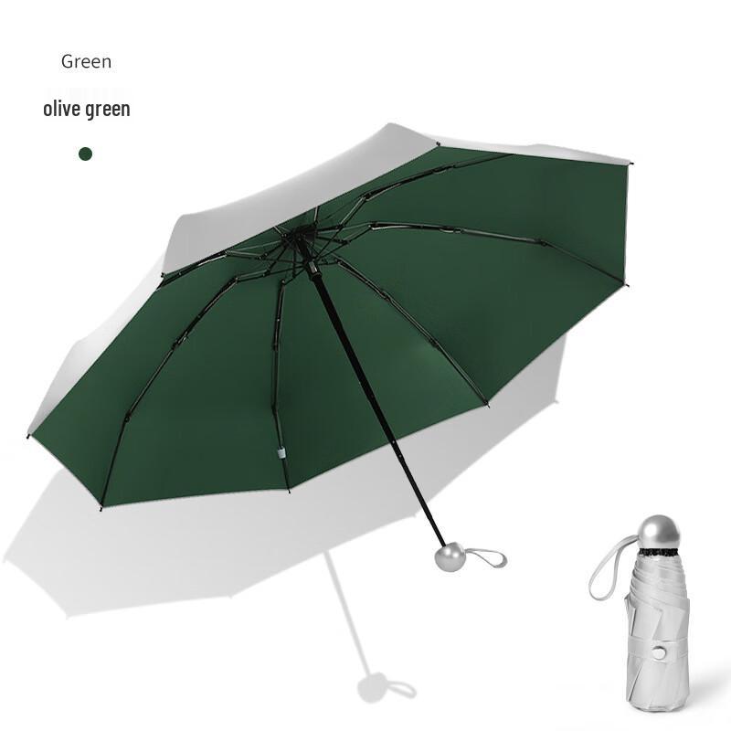 Nan Qiao Compact 5-Fold Sun Protection Umbrella