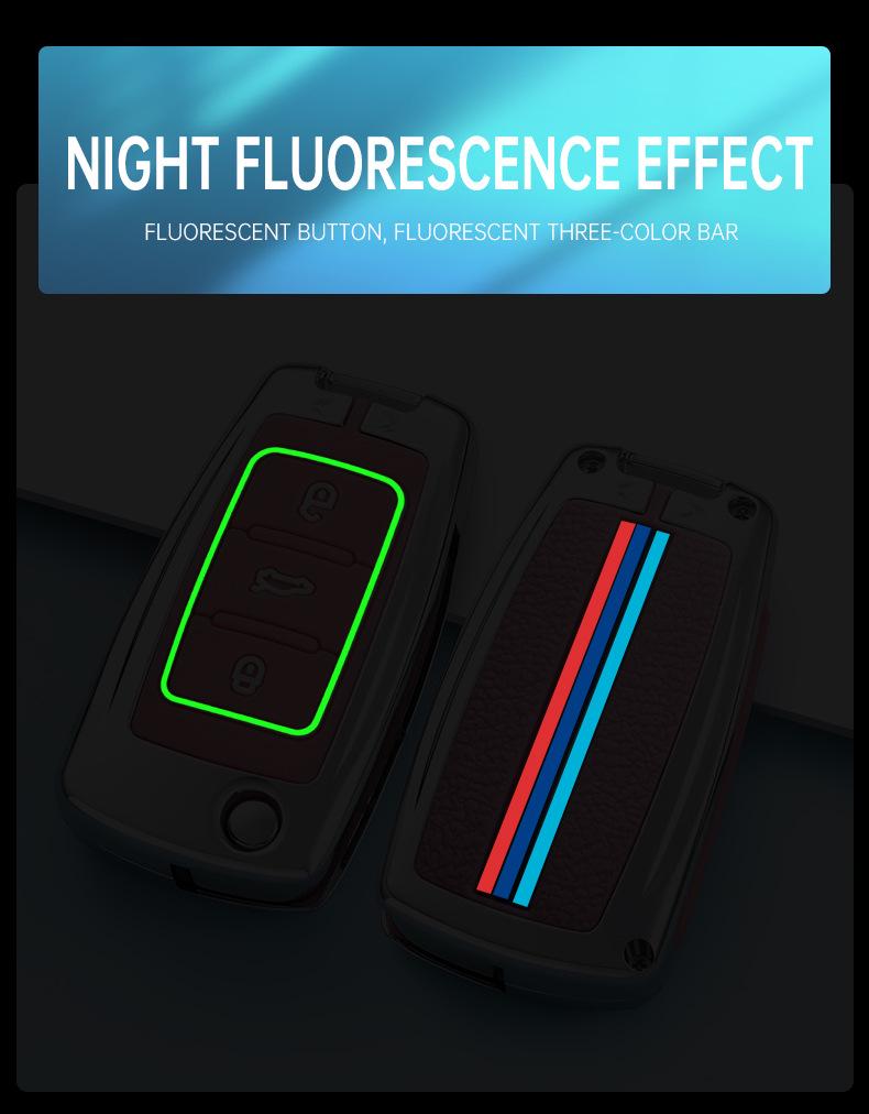 Volkswagen Key Case for Sagitar, Bora, Tiguan, Tayron, Passat, Jetta, Lavida, and Lingdu Models