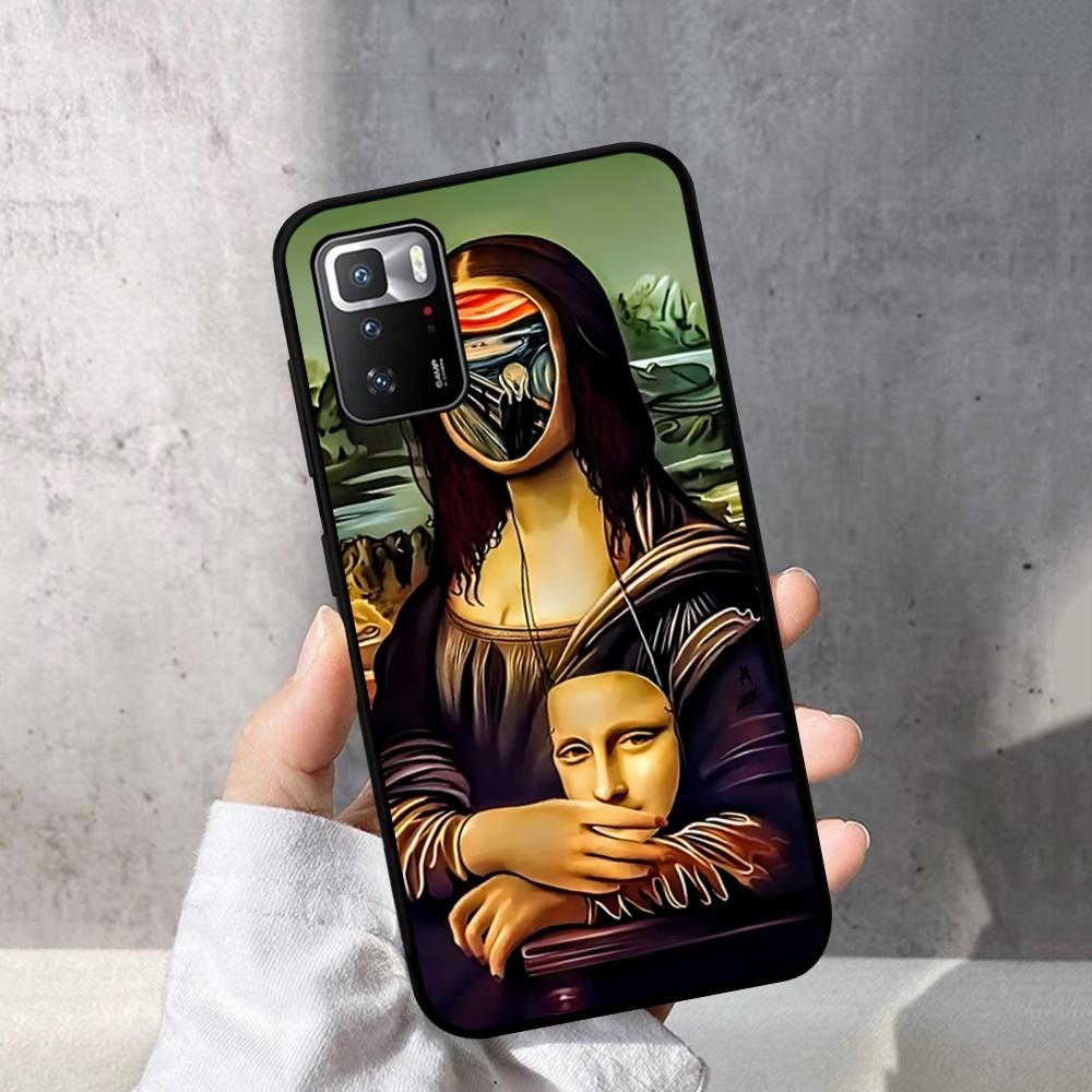 Mona Lisa Phone Case For Redmi Note 4 X 5 A 6 7 8 T 9 9S 10 11 11S 11Epro Poco M3 Pro