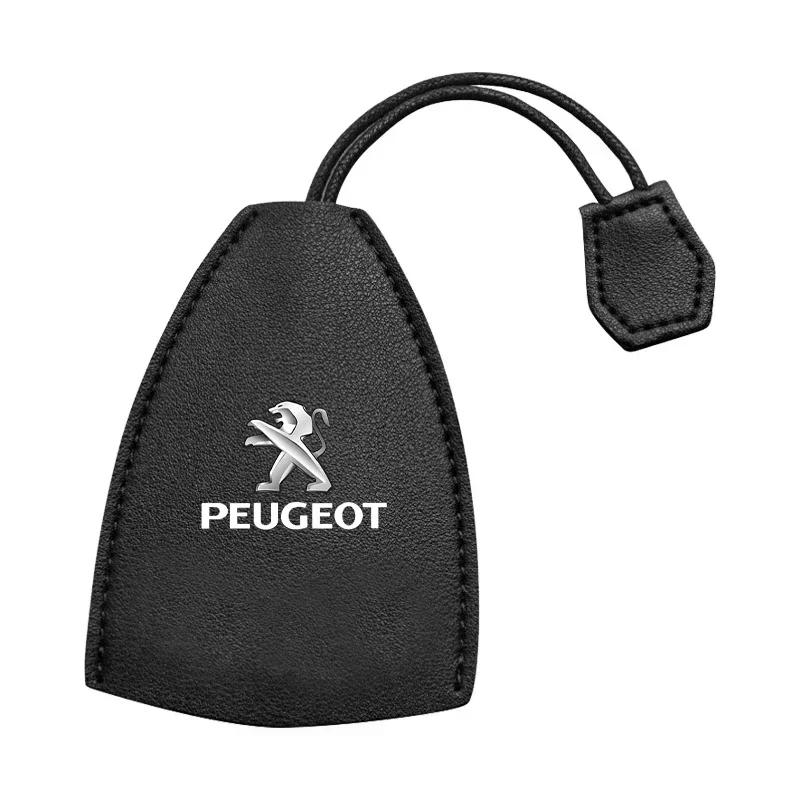 

Car Sticker Car Key Chain Storage Bag Split Car Key Case Key Case For Peugeot 407 508 2008 5008 307 308 3008 206 207 208 107 106 чёрный