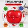 Rajčatový časovač Elektronická kuchyňská připomínka Pomodoro Mechanický odpočítávací budík Kuchyňský nástroj na vaření Herní časovač Hodiny