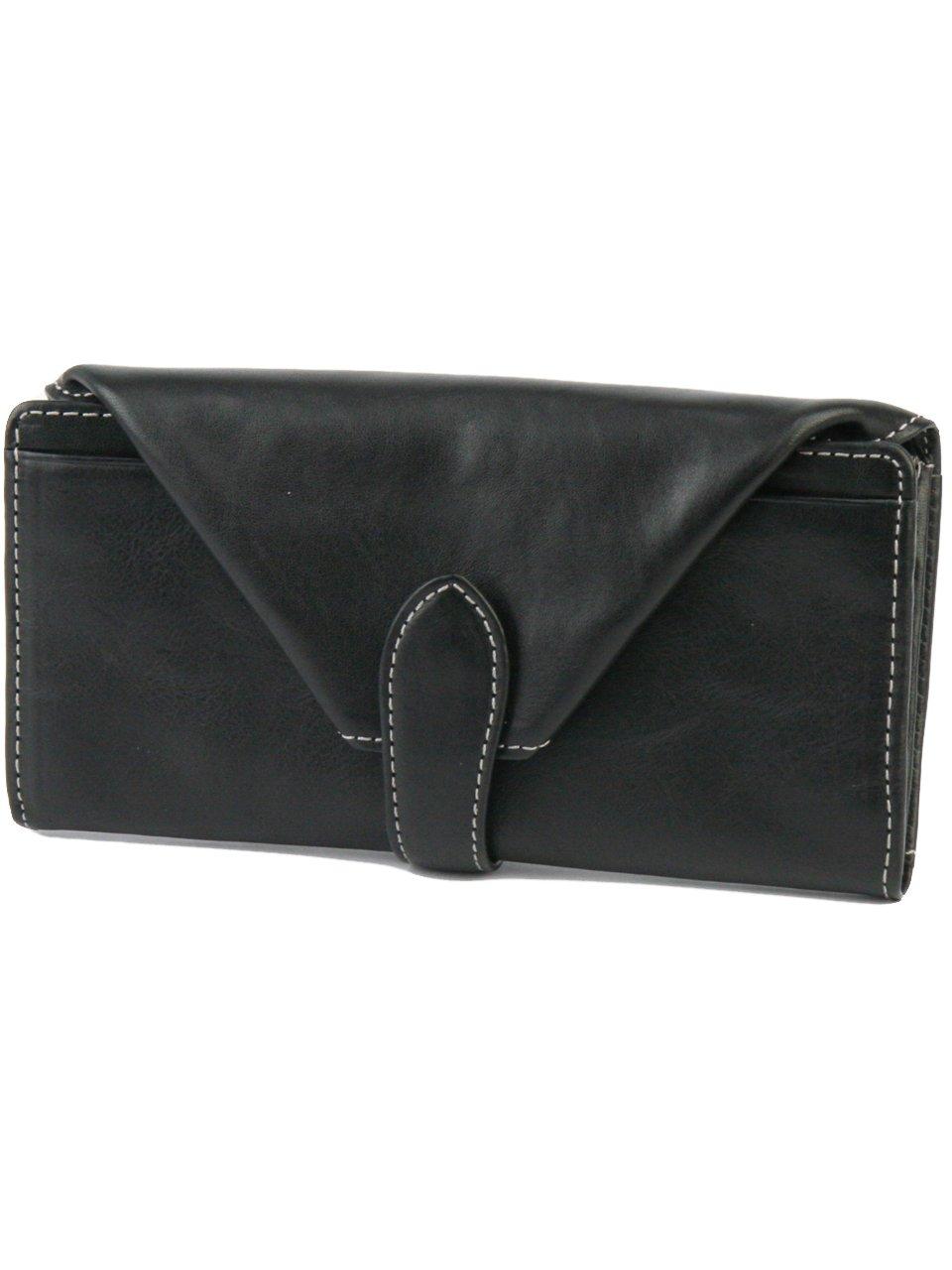 

Dakota Dakota Leather Long Wallet Women s [Cuir] 35580(34580) 1.Black
