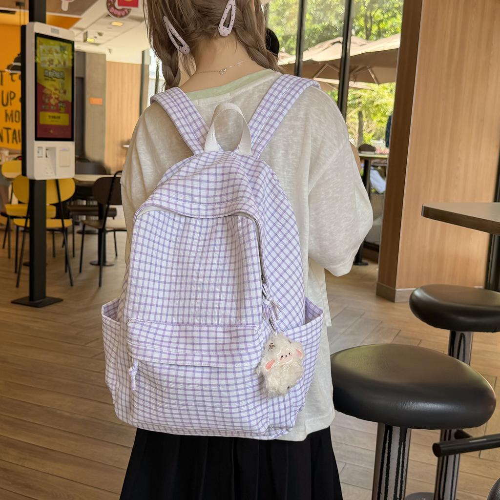 Schoolbag female Japanese large-capacity college style backpack 1011 spring new simple leisure outdoor travel backpack