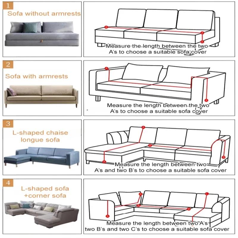 All-inclusive Sofa Cover Sofa Towel Blanket Chenille Cloth Nordic Style Sofa Blanket Universal Sofa Cushion Multiple Sizes