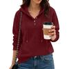 Felpa da donna casual con cappuccio e maniche lunghe con tasca per l'uso quotidiano