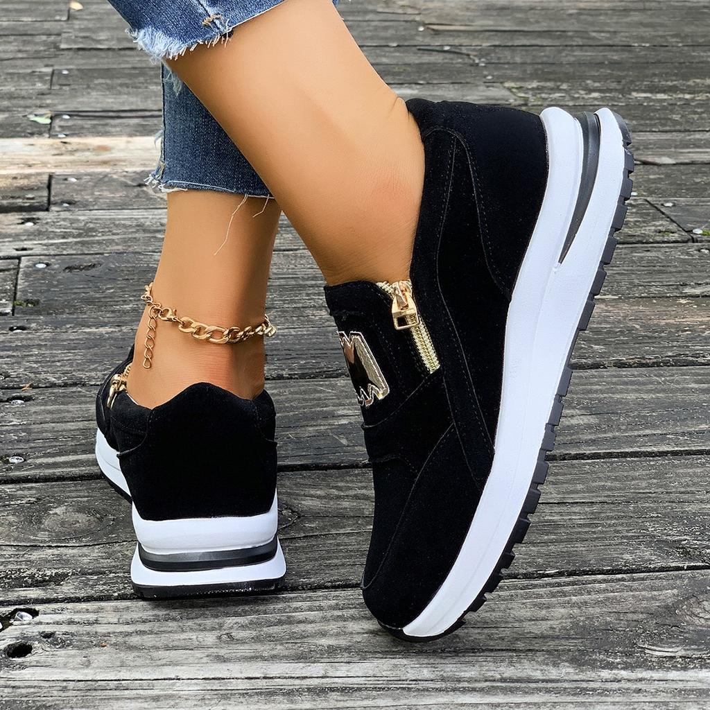 Fashion 2025 New Women Sneakers Casual Breathable Fashion Sneakers Women Anti-slip Slip On Platform Outdoor Slip On Shoes Women