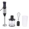 Immersion Hand Blender 4 in 1 20 Speeds Food Processor Stick Blender Stainless Steel with Boost Button 500W