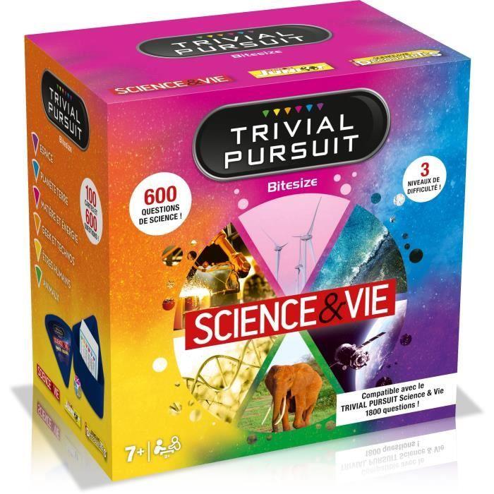 Trivial pursuit voyage science & vie - jeu de société - winning moves - trivial pursuit avec 600 questions sur la science & vie.