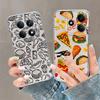 Gourmet Burger Case for Xiaomi Redmi Note 14 Pro Plus Note 13 10S 12S A4 13C 14C 11 12 11S 9 10 Soft Phone Cover
