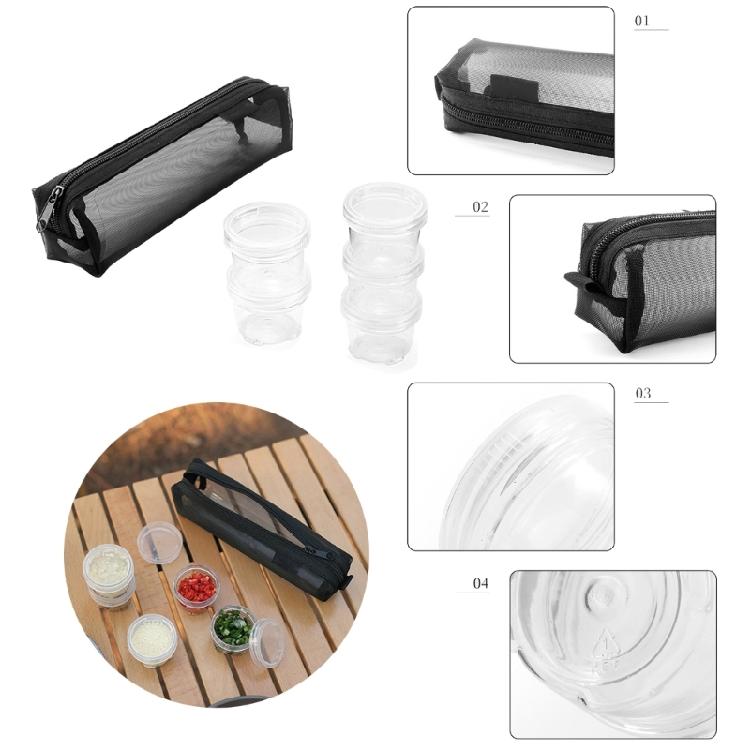 Spices Jar Storage Bag Organizers Seasoning Bottles Holder Condiment Container