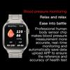 Zakrzywiony Smartwatch 2,01 cala Pełny Dotyk Smart Bransoletka Ćwiczenia na Świeżym Powietrzu Monitorowanie Tętna Smartwatch