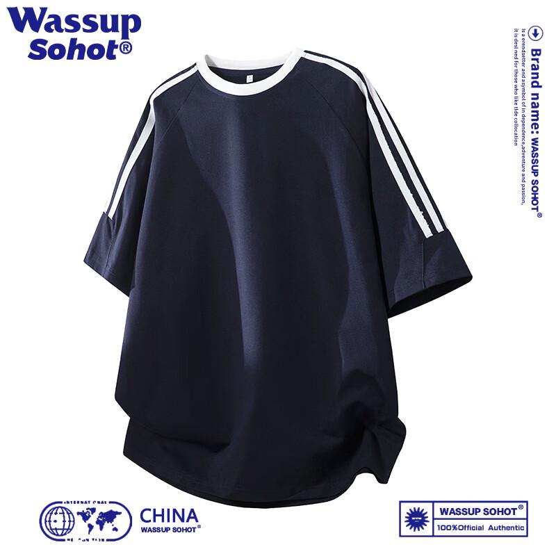 

Мужская ретро-футболка с коротким рукавом и пэчворком Sohot M