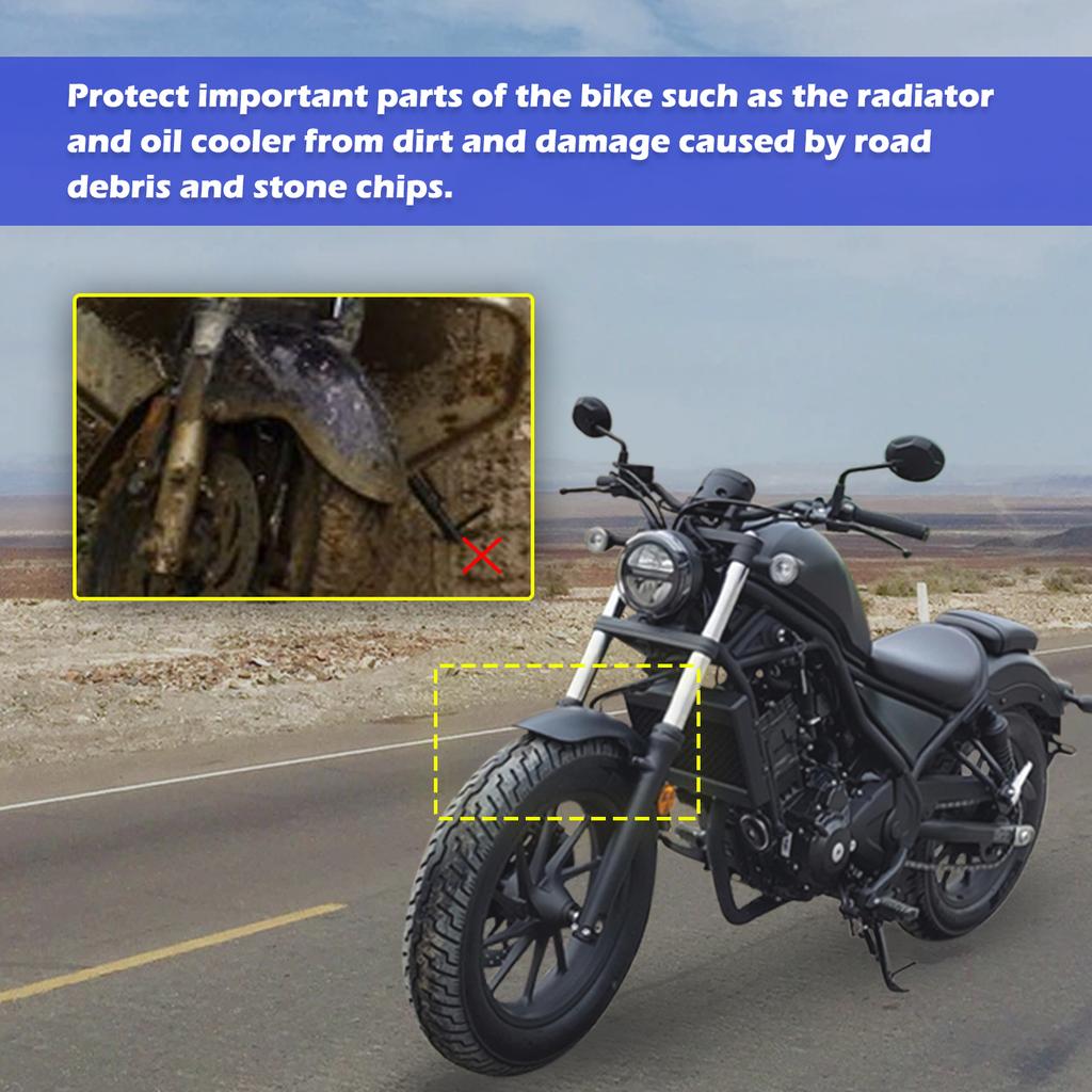 Motorrad Schmutzfänger Vorderrad Hugger Kotflügel Schlammblech Für Honda Rebel CM CMX 300 500 2017-2026 2025 2024 2023 2022 2021 2020
