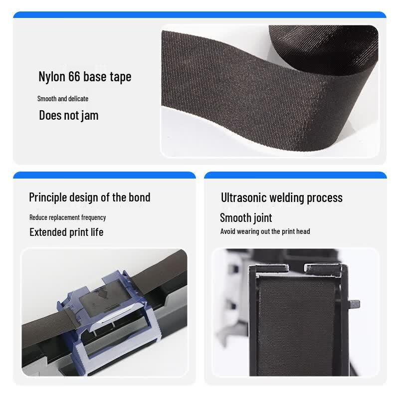 CaiGe DLS Series Black Ribbon Cartridges for Deli Dot Matrix Printers
