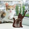 Caja Conmemorativa para Pelo de Mascota Superficie para Grabado DIY Caja de Recuerdos Hecha a Mano Ventanas Antimanchas Compartimento Sellable Caja para Pelo de Mascota