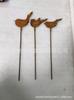 Set of 3 Rustic Bird Garden Decor for Outdoor Yard