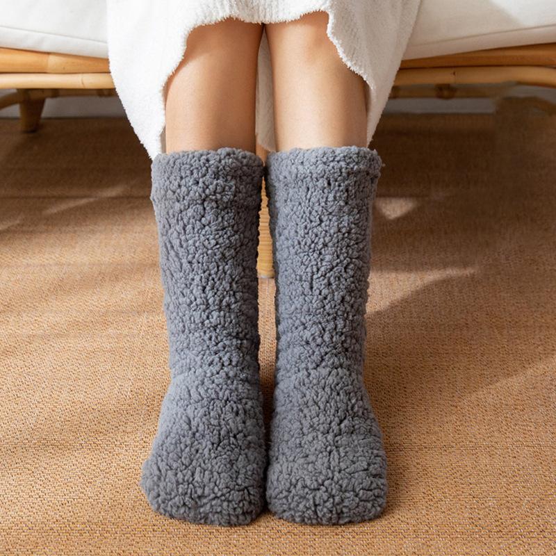 Floor Socks Adult Warm Sleeping Socks Winter Snow Socks Home Monthly Socks Leg Socks Carpet Socks Slippers Socks Long Socks