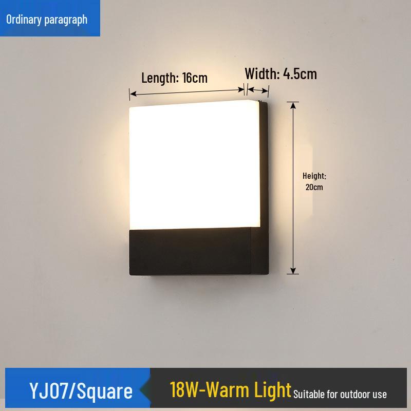 Waterproof LED Garden Wall Lamp for Hotel or Villa