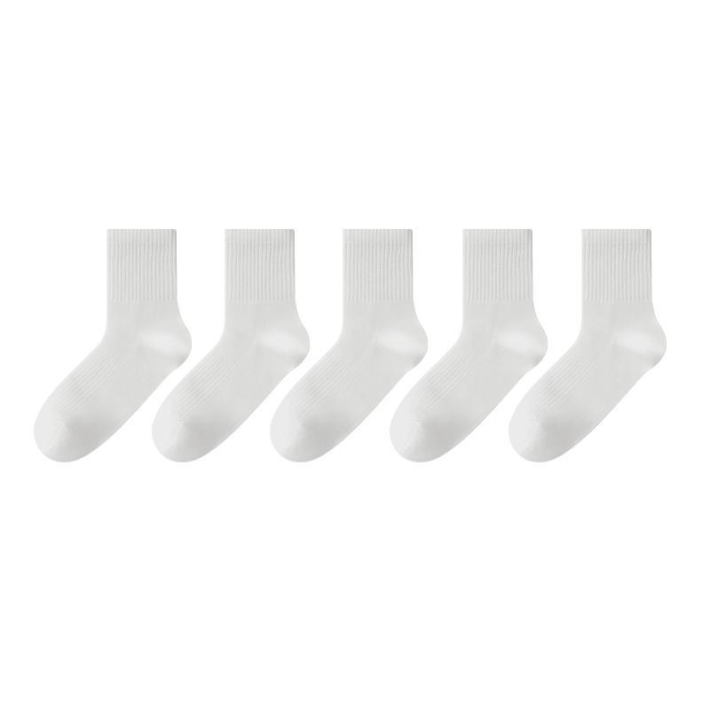 Jingdong Zhizao Kids  School Cotton Socks 12-18 Years (22-24cm)
