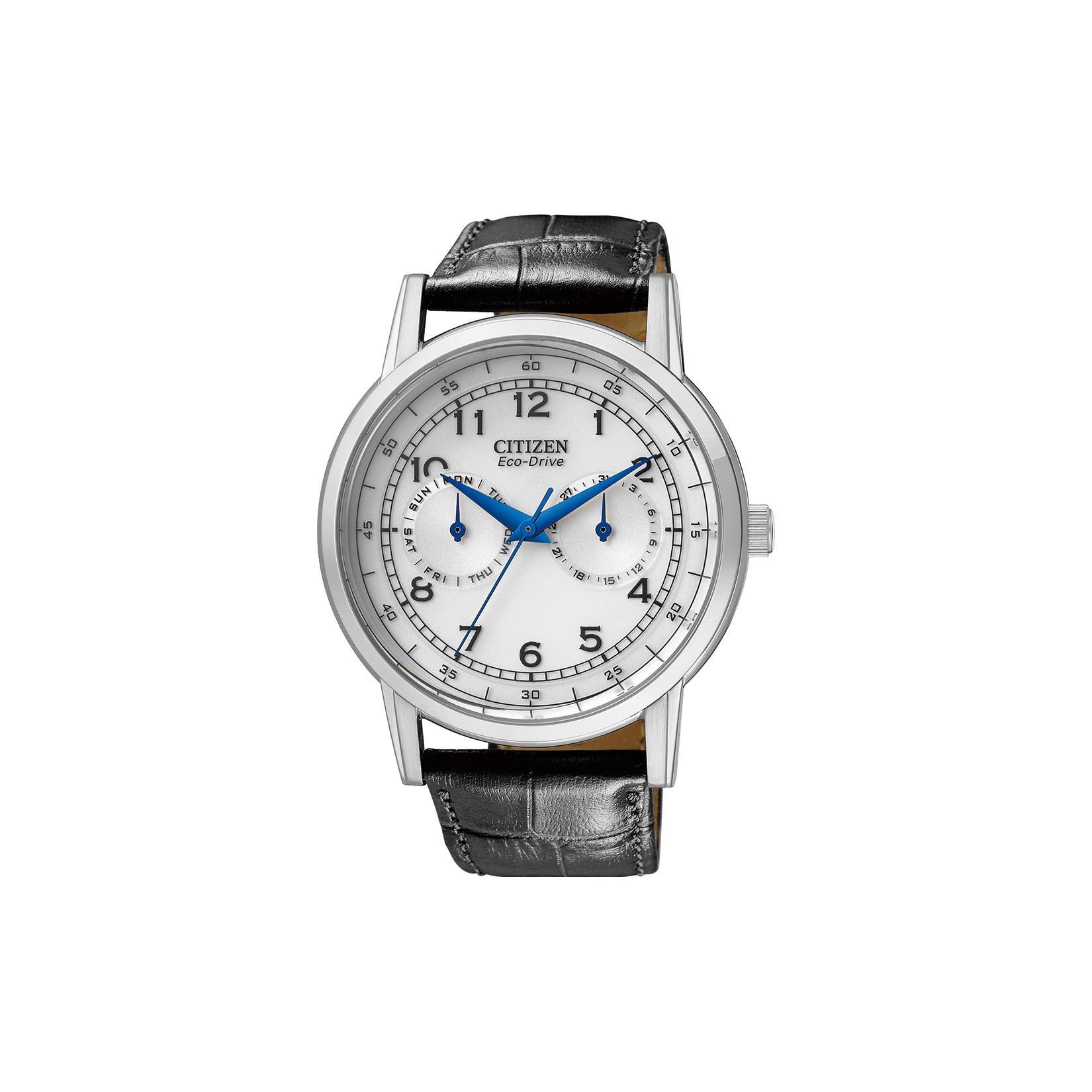 CITIZEN Quartz Movement Genuine Leather Strap Watch Men s Watches White Dial AO9000-06B- White Dial