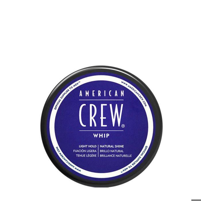 Pâte coiffante - American Crew - Styling Whip - 85g - Tenue légère - Brillance naturelle
