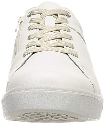 SPORTH SP9001 Women's Wide Walking Shoes, White, Size 23.5 Cm, 4E