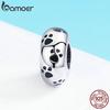 BAMOER 925 Sterling Silver Dog Animal Footprint Spacer Beads fit Charm Bracelet