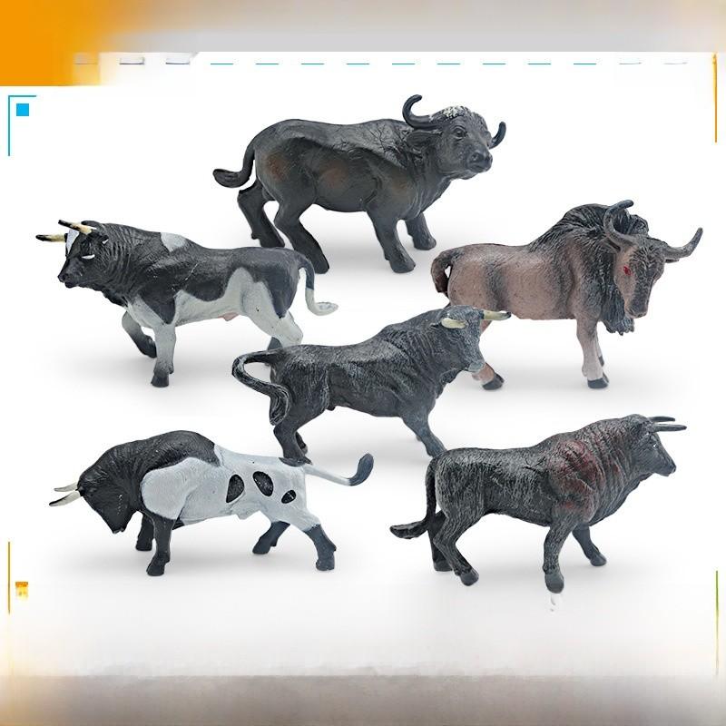 Baby Cow Pvc Animal Figures Collection For Kids Learning And Creative Play
