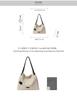 Nanfeng, fashion Wugang pictorial tote bag, women's leisure large-capacity simple and relaxed shoulder messenger bag