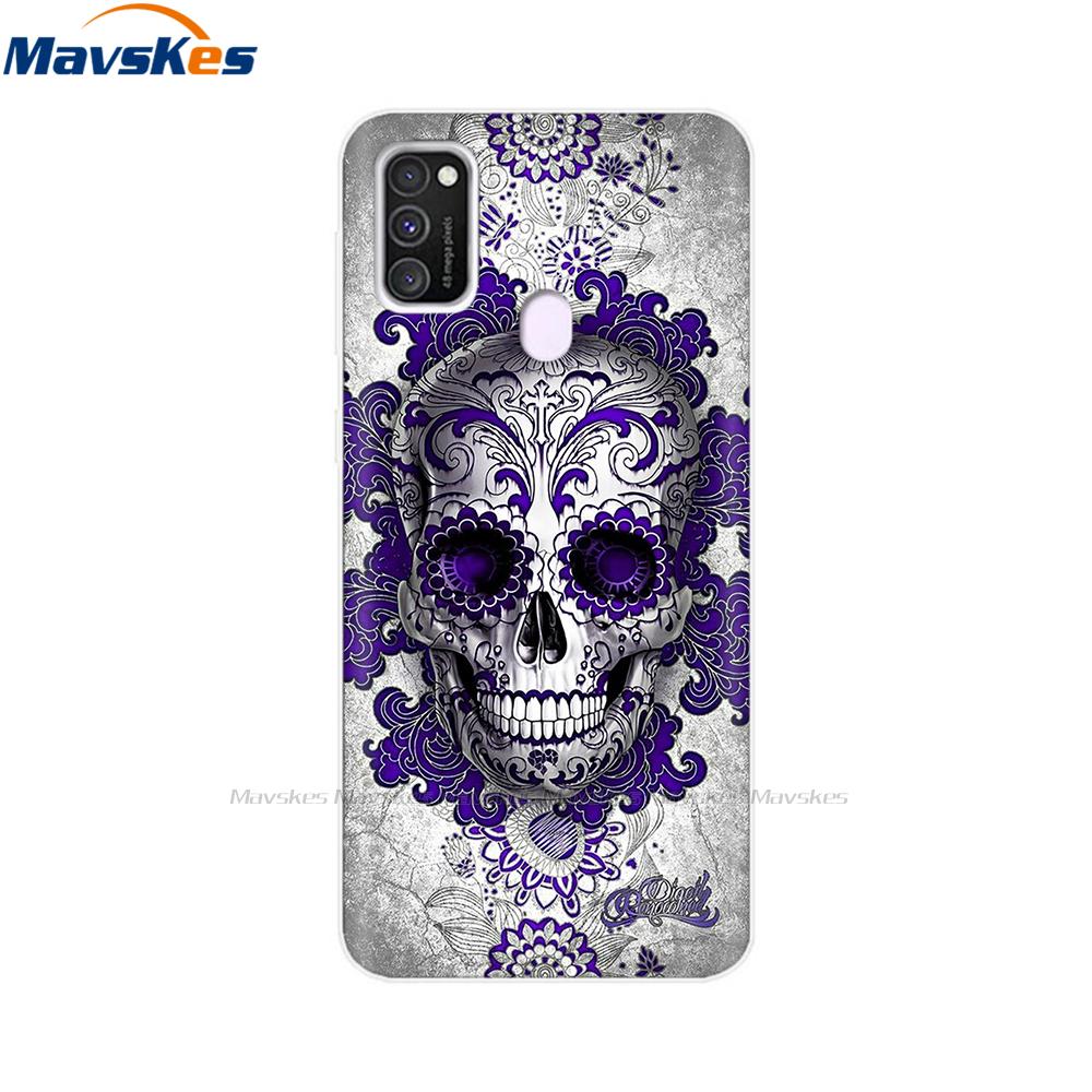 For Samsung Galaxy M21 Case Back Cover Soft Silicone TPU Phone Case For Samsung Galaxy M20 M21 M30 M30s M31 Case Cover Bumper